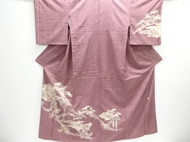 Japanese Kimono / Tsumugi Omeshi Silk